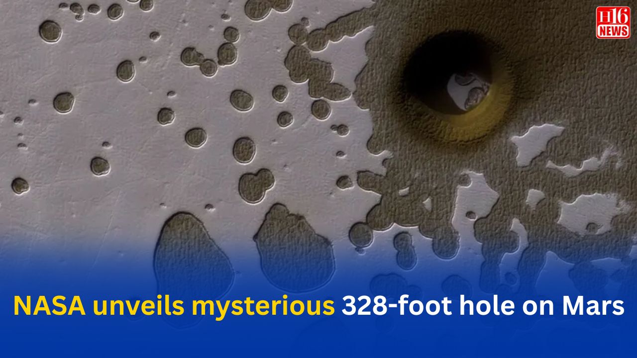 NASA unveils mysterious 328-foot hole on Mars